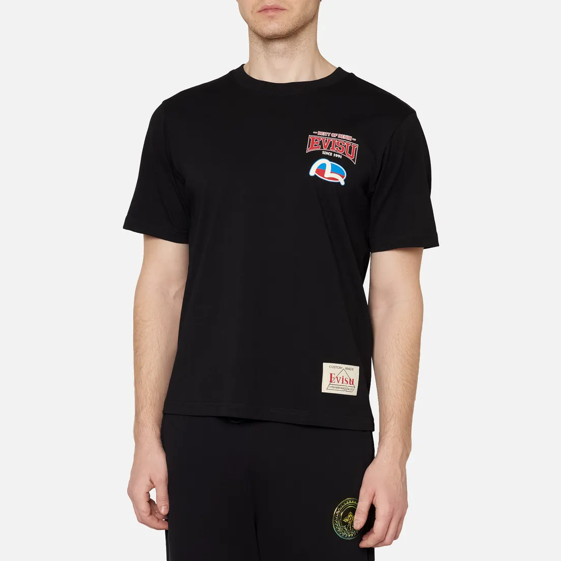 Evisu Мужская футболка Evergreen Daruma Godhead Tiger All Over Printed