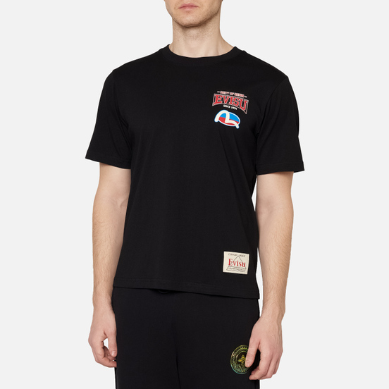 Мужская футболка Evisu Evergreen Daruma Godhead Tiger All Over Printed Black