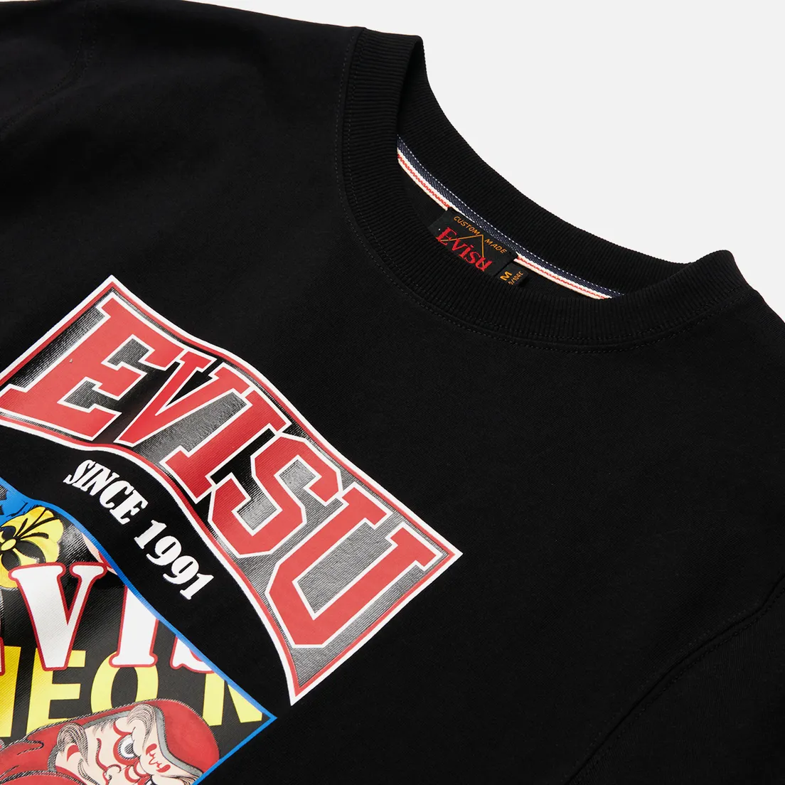 Evisu Мужская футболка Evergreen Godhead Tiger Graphic Printed