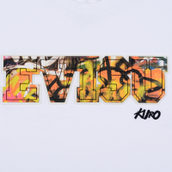 Muzhskaya Futbolka Evisu Evisu Multicolor Graffiti Patchwork 1eagnm9ts646xx Bwht