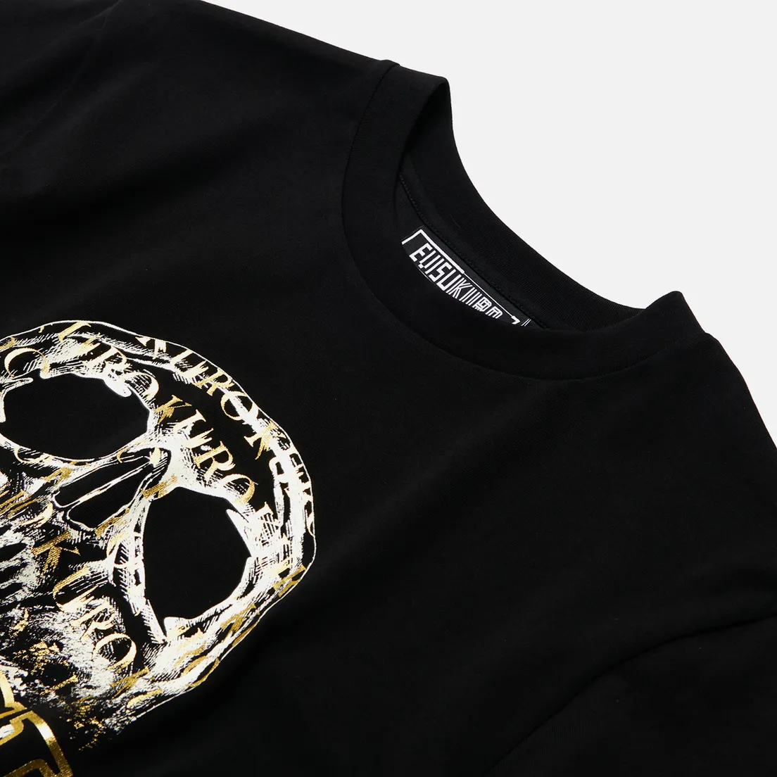 Evisu Мужская футболка Evisukuro Calligraphy & Hannya Garment Wash