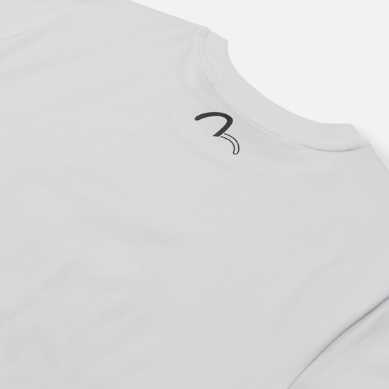 Мужская футболка Evisu Evisukuro Calligraphy & Hannya Garment Wash White