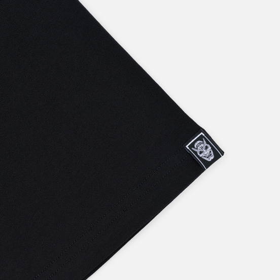 Мужская футболка Evisu Evisukuro Hannya Ring & Labyrinth Pillars Black