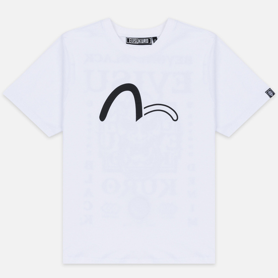 Мужская футболка Evisu Evisukuro Heraldry Bright White