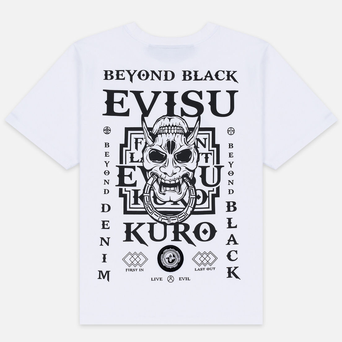 Evisu Мужская футболка Evisukuro Heraldry