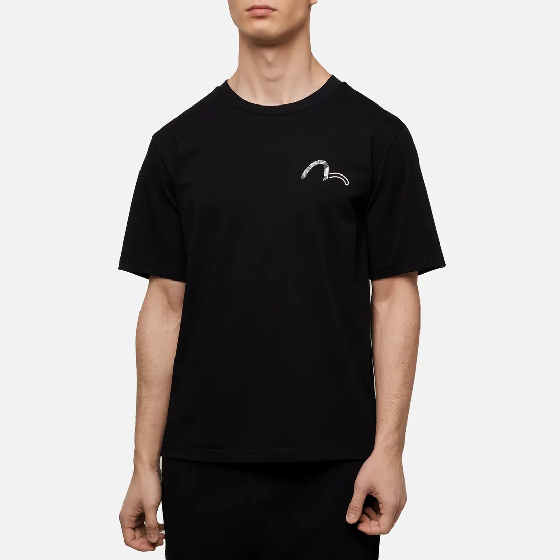 Evisu Мужская футболка Evisukuro Illusive Leaves Seagull