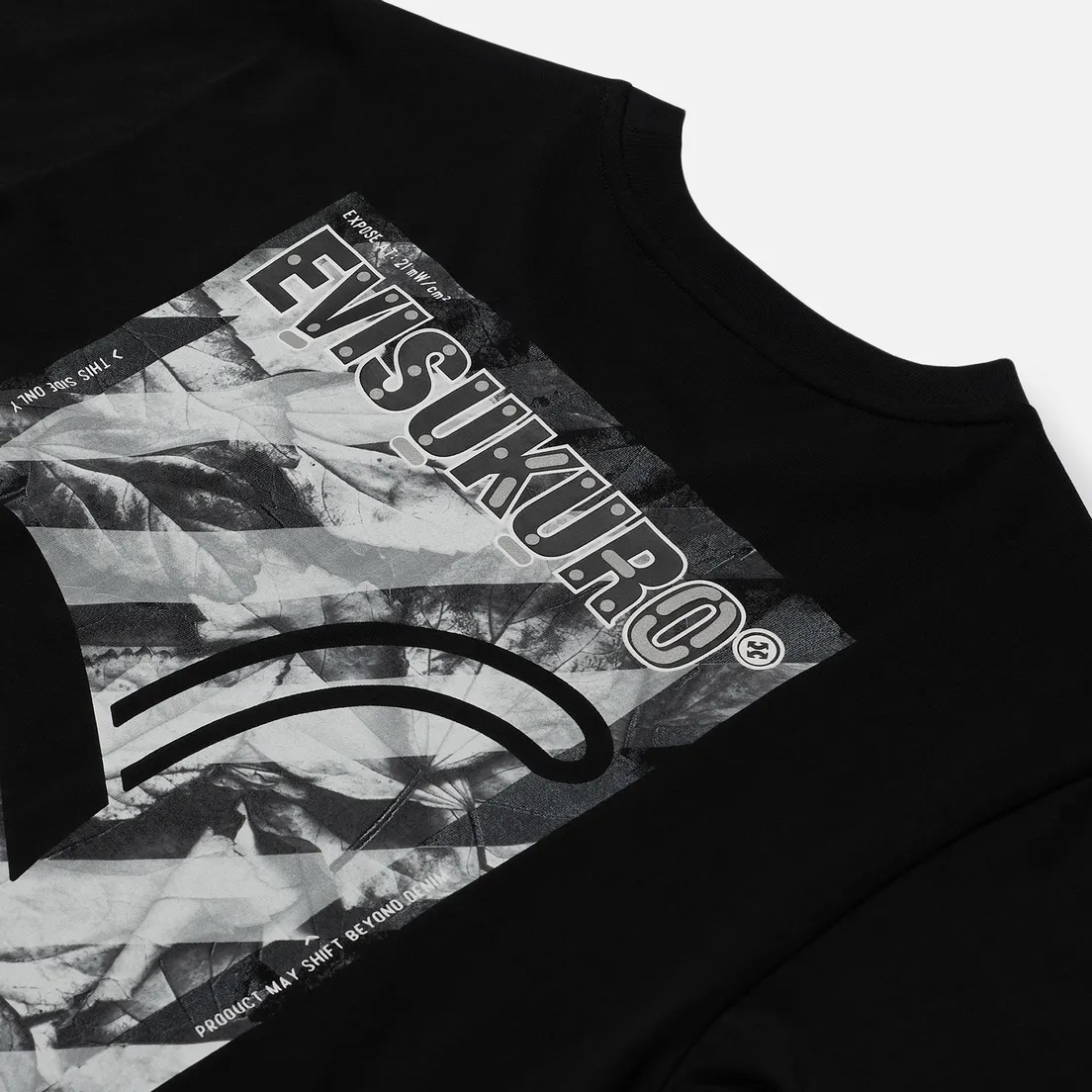 Evisu Мужская футболка Evisukuro Illusive Leaves Seagull