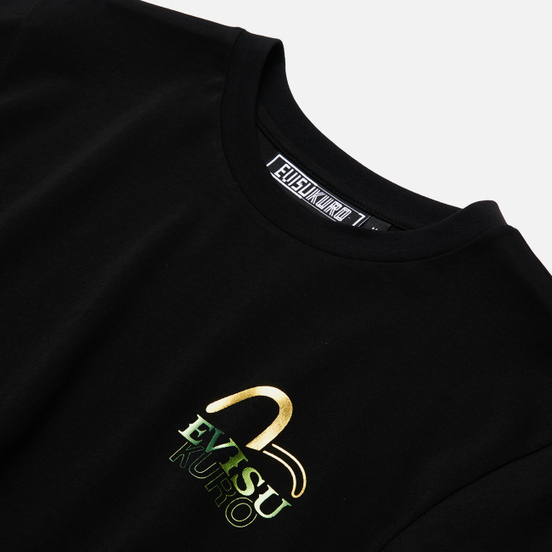 Мужская футболка Evisu Evisukuro Iridescent Eternal Black