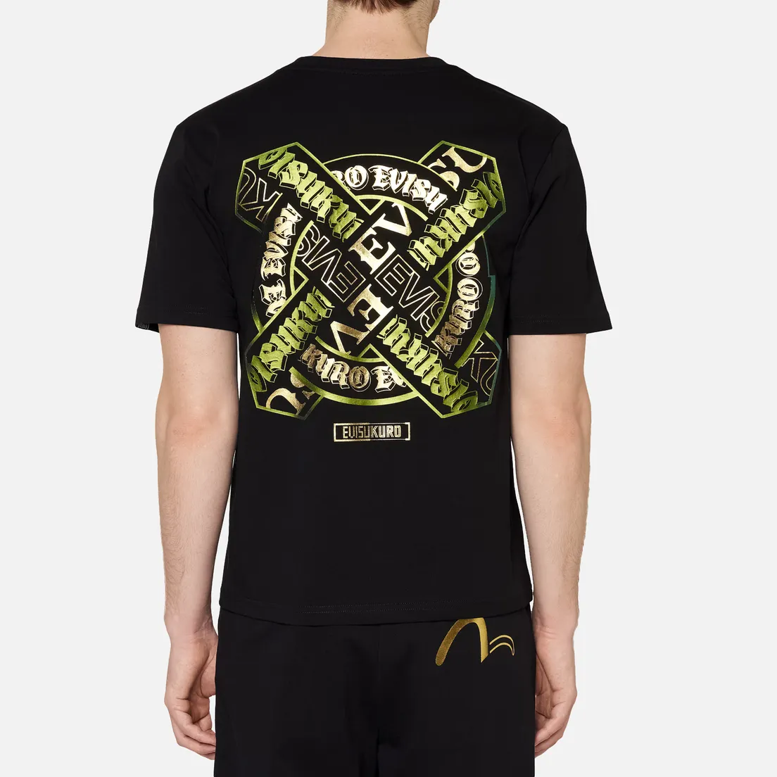 Evisu Мужская футболка Evisukuro Iridescent Eternal