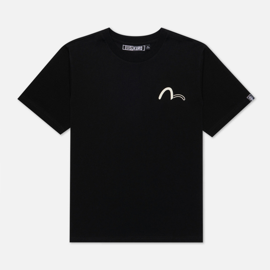 Мужская футболка Evisu Evisukuro Seagull & Hannya Black
