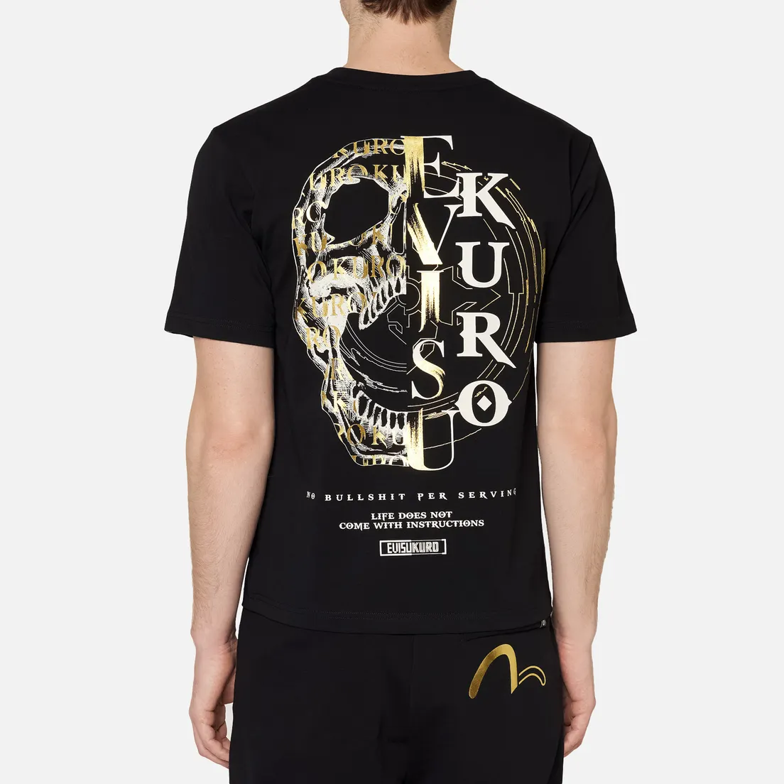 Evisu Мужская футболка Evisukuro Seagull & Hannya