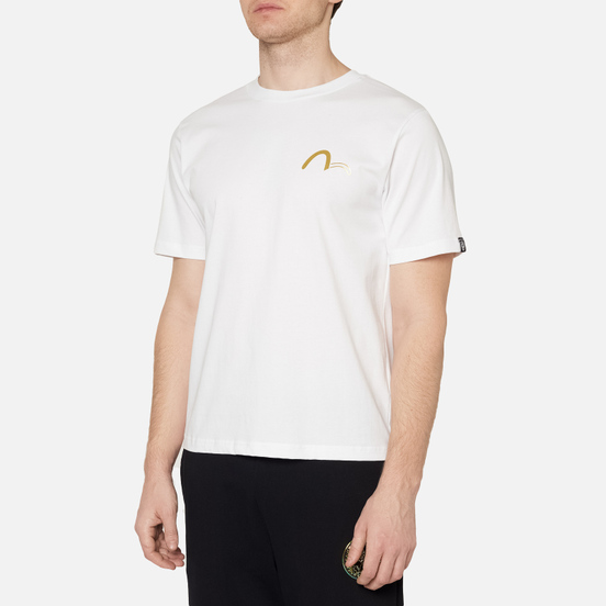 Мужская футболка Evisu Evisukuro Seagull & Hannya Bright White