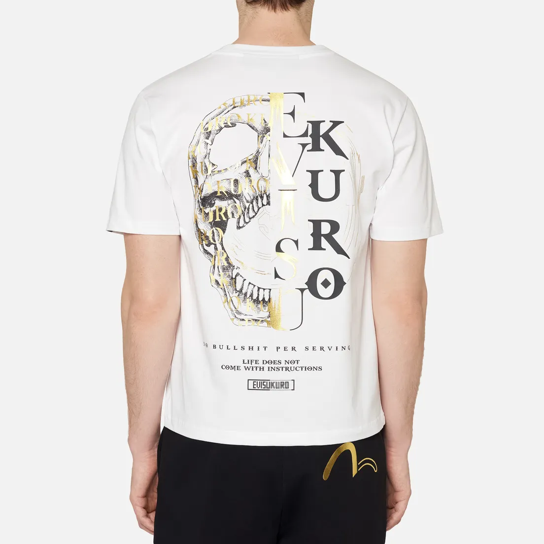 Evisu Мужская футболка Evisukuro Seagull & Hannya