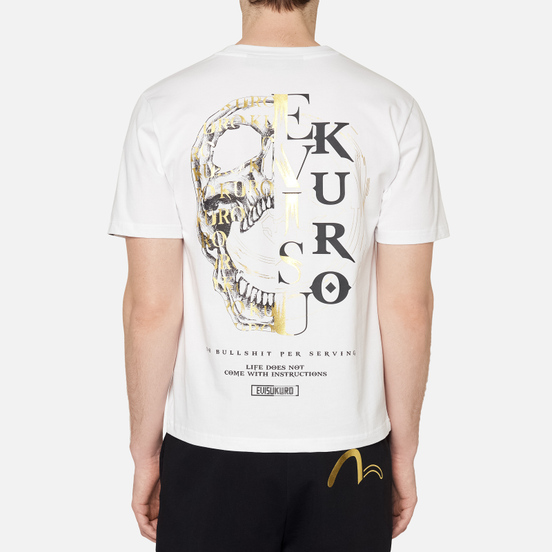Мужская футболка Evisu Evisukuro Seagull & Hannya Bright White