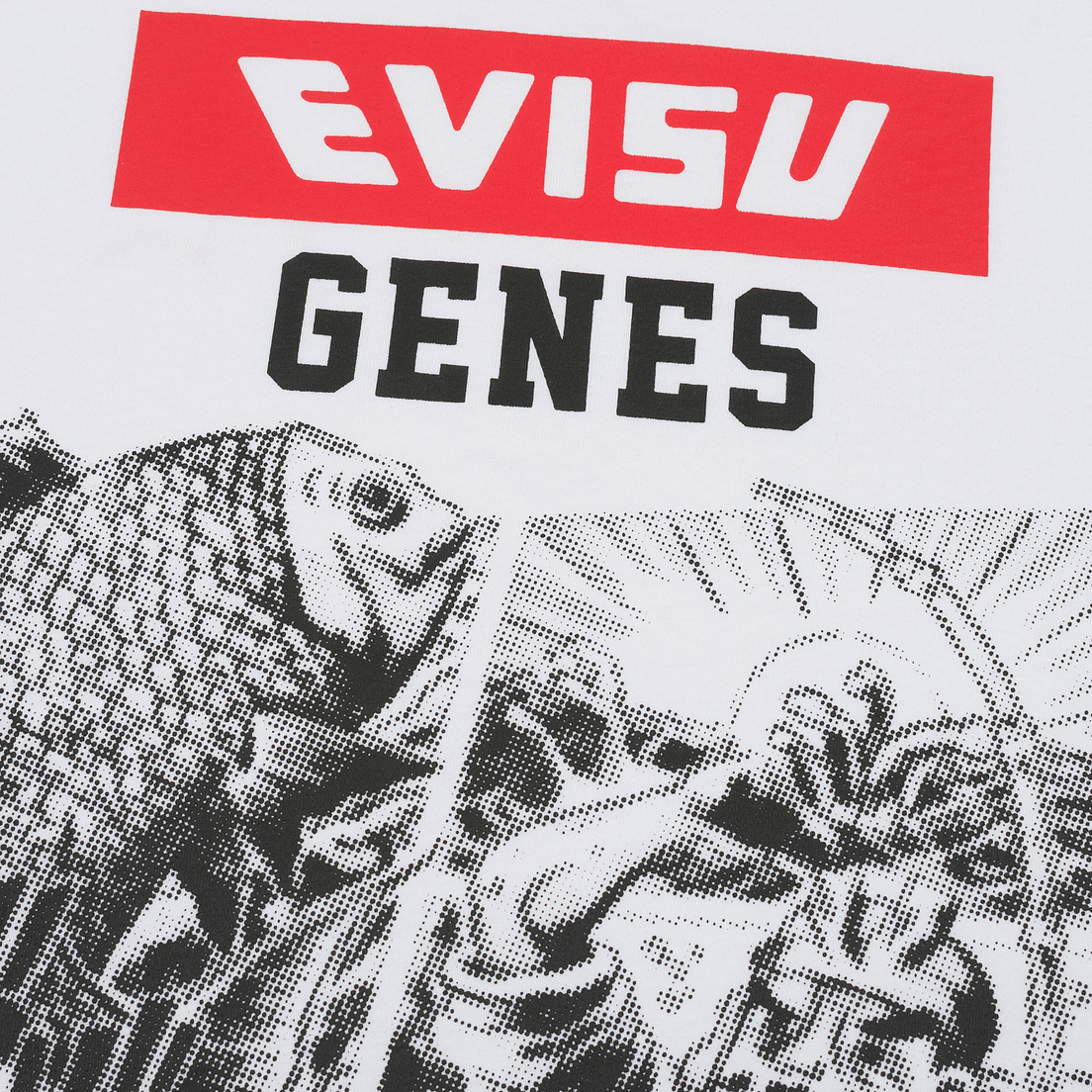 Muzhskaya Futbolka Evisu Genes Print 1esplm7ts602xx Bwht