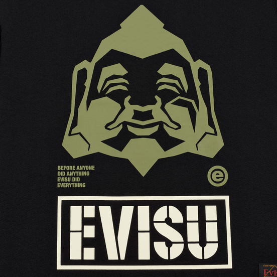 Мужская футболка Evisu Godhead Printed Black