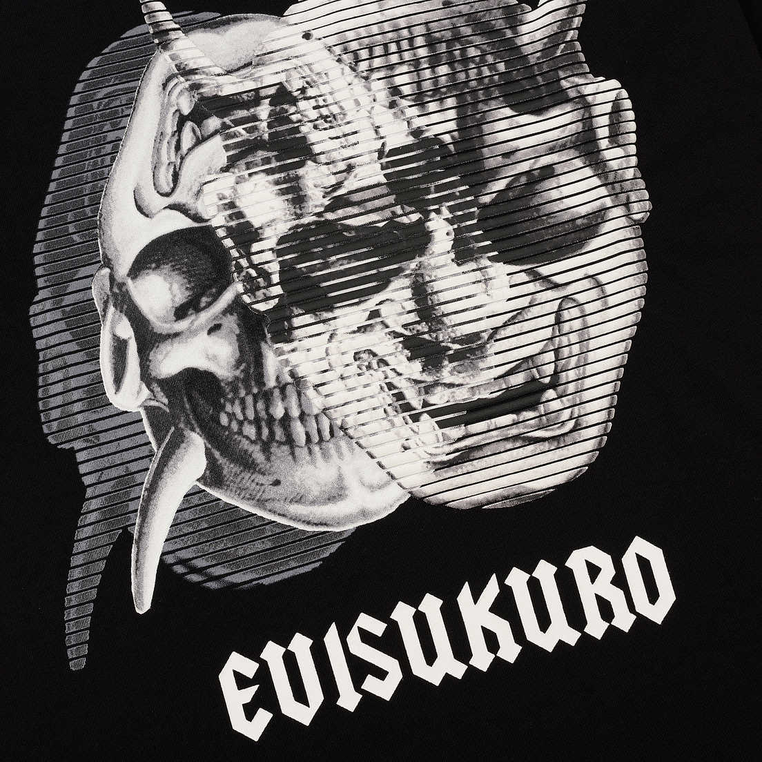 Evisu Мужская футболка Hannya Skull Graphic Print
