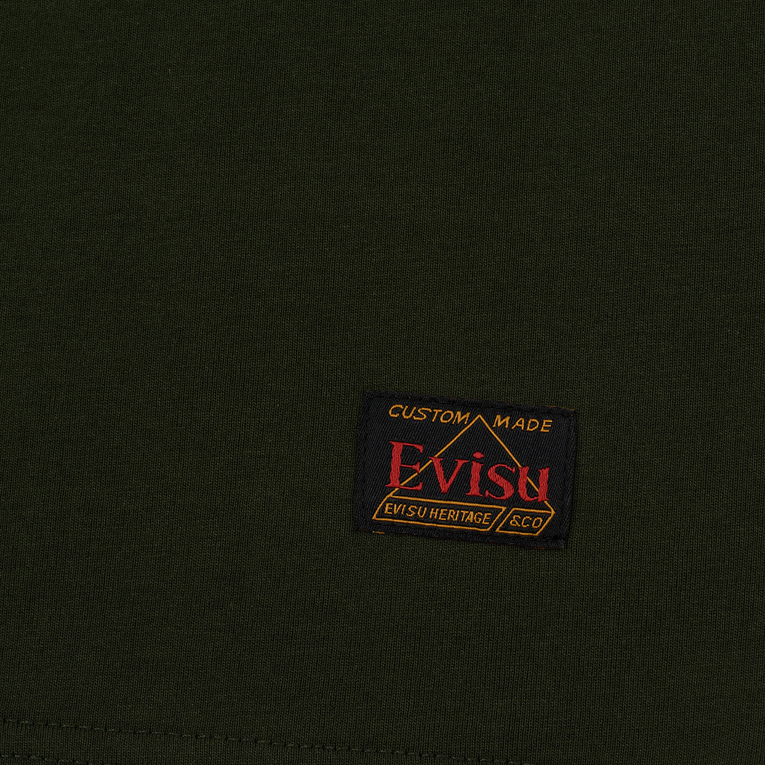 Evisu Мужская футболка Heritage Camo Evisu Branding Chest Print