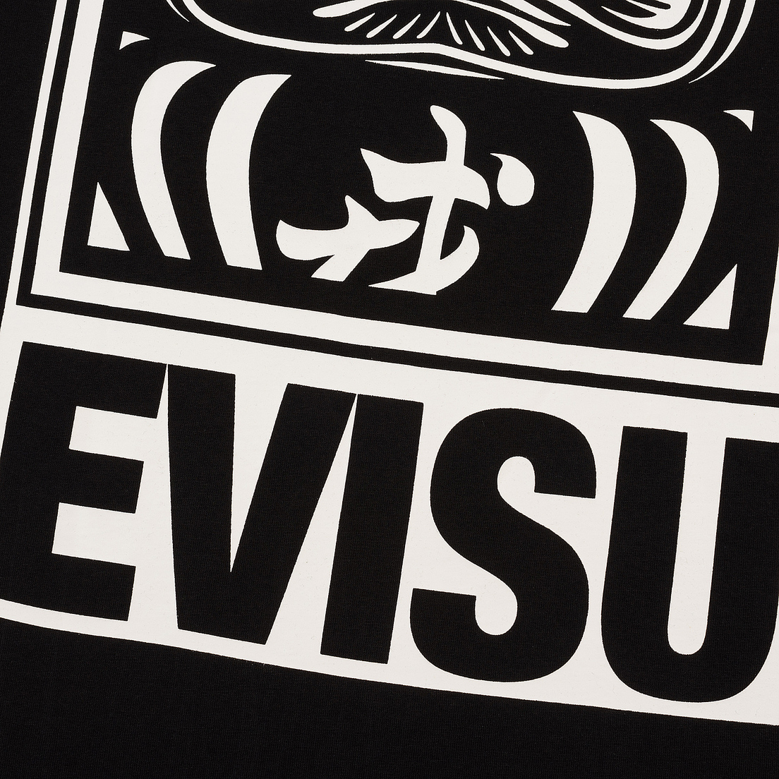 Evisu Мужская футболка Heritage Daruma On Chest N Back