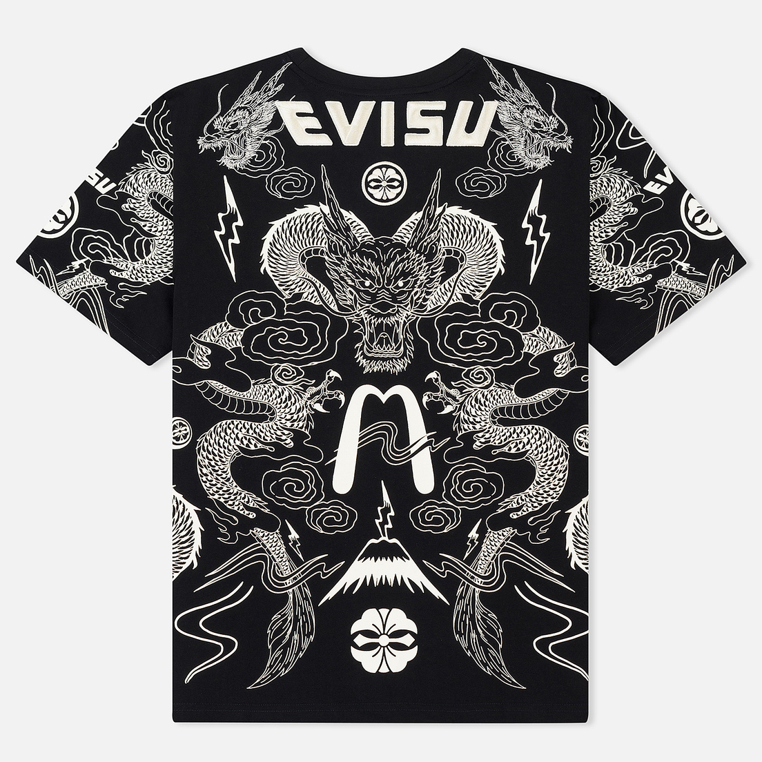 Evisu Мужская футболка Heritage Dragon All Over Graphic Printed