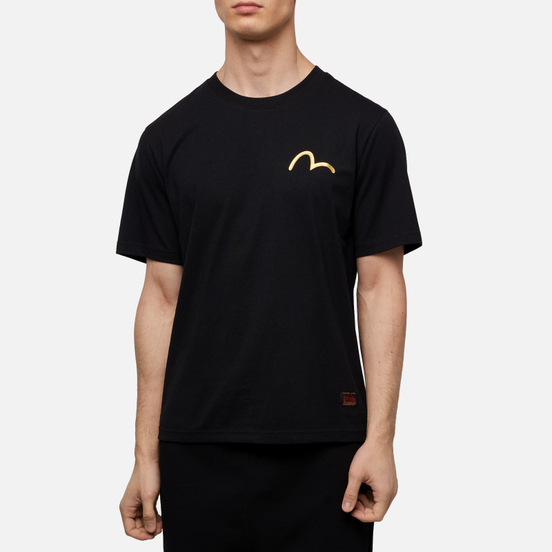 Мужская футболка Evisu Heritage Kirin Lion Logo Digital Printed Black