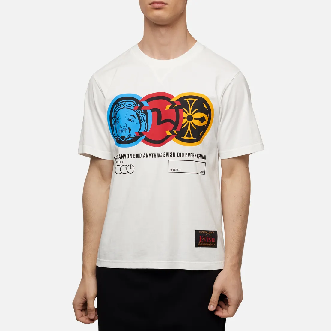Evisu Мужская футболка Heritage Multi Badges Printed