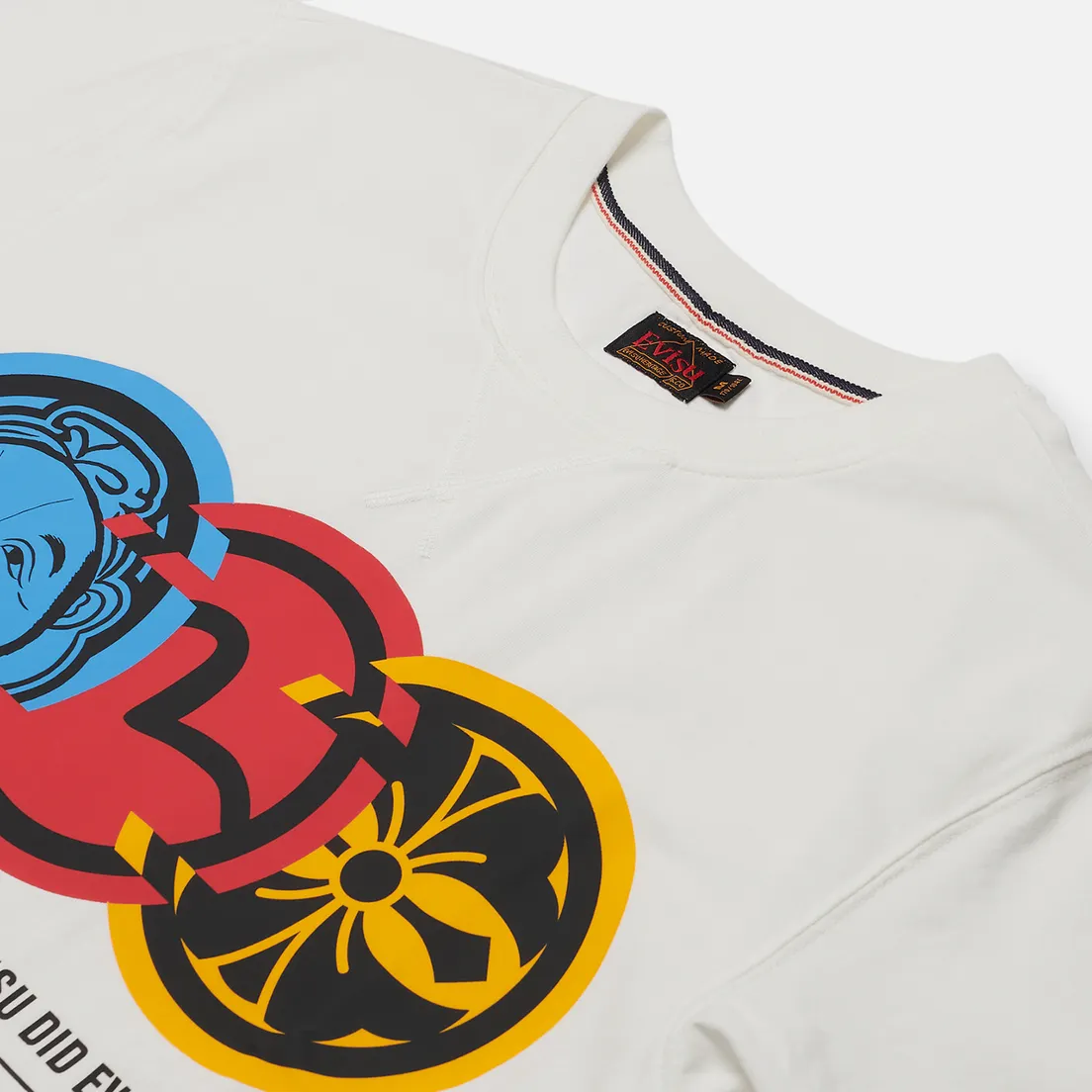 Evisu Мужская футболка Heritage Multi Badges Printed