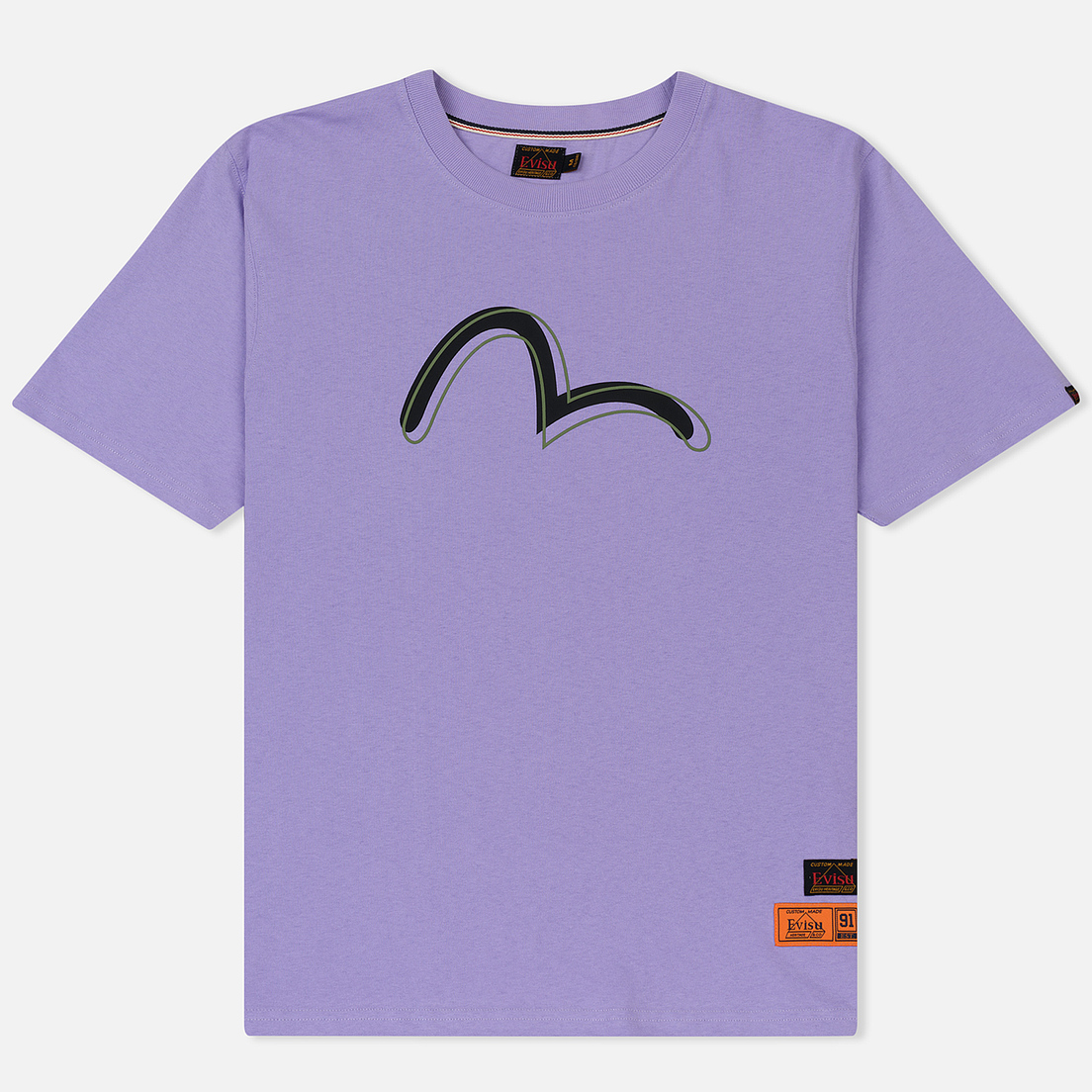 Evisu Мужская футболка Heritage Printed Seagull Logo