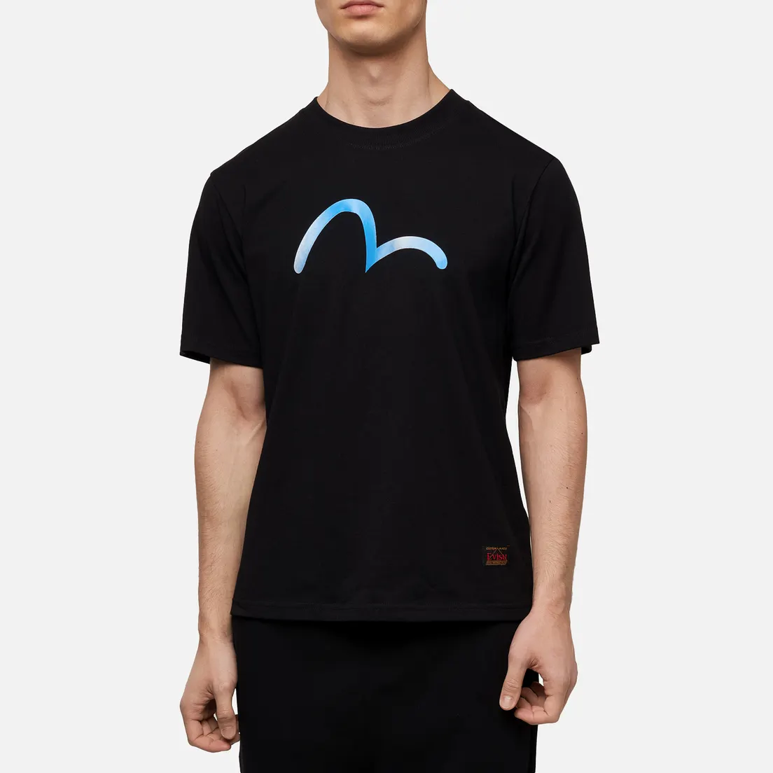 Evisu Мужская футболка Heritage Seagull Karmon Foil Printed