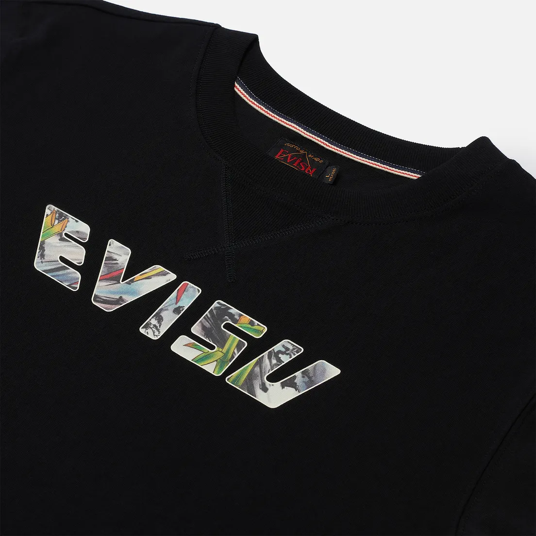 Evisu Мужская футболка Heritage Tiger Back Printed Logo