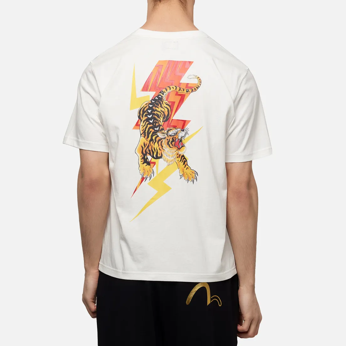 Evisu Мужская футболка Heritage Tiger Flash Graphic Printed