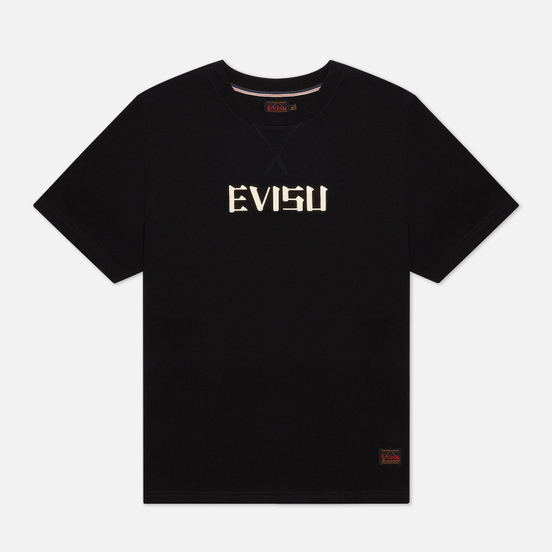 Мужская футболка Evisu Heritage Tiger Graphic Back Printed Black