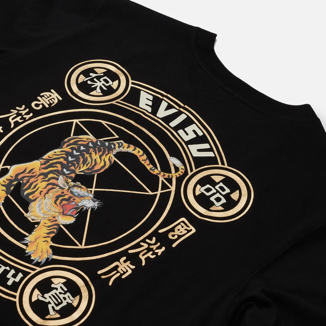 Evisu Мужская футболка Heritage Tiger Graphic Back Printed