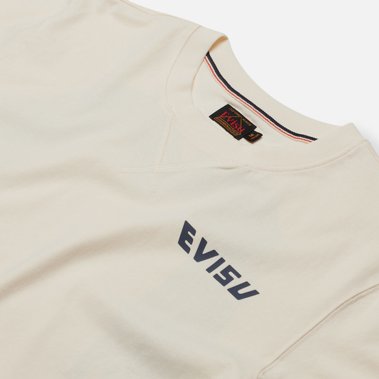 Мужская футболка Evisu Heritage Tiger Landscape All Over Printed Daicock Ecru