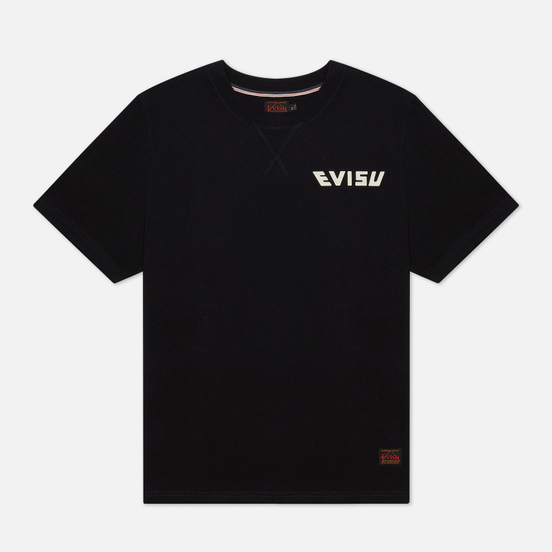 Мужская футболка Evisu Heritage Tiger Landscape Printed Top Daicock Black