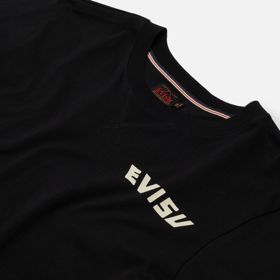 Мужская футболка Evisu Heritage Tiger Landscape Printed Top Daicock Black