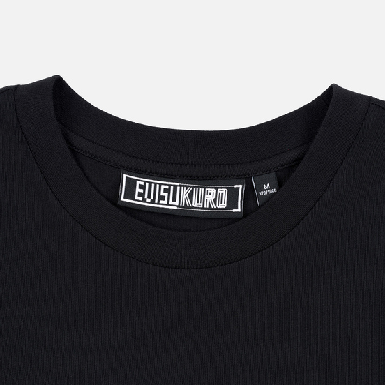 Мужская футболка Evisu Triangular Evisukuro & Hannya Black
