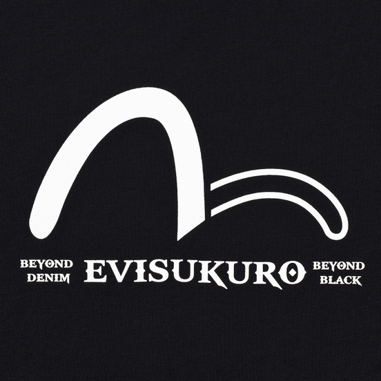 Мужская футболка Evisu Triangular Evisukuro & Hannya Black