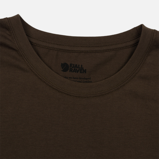 Мужская футболка Fjallraven Logo Dark Olive