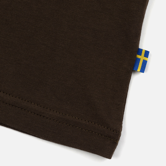 Мужская футболка Fjallraven Logo Dark Olive