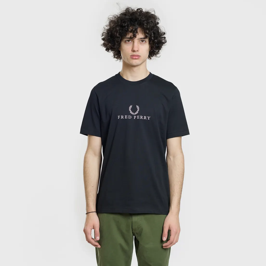 Fred Perry Мужская футболка Embroidered 90s Branding