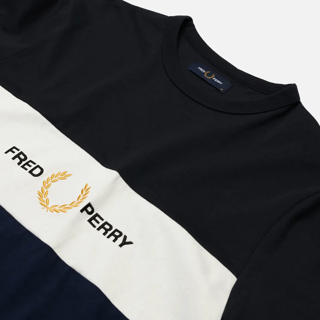 Fred Perry Мужская футболка Embroidered Panel