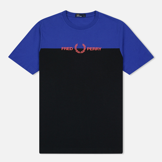 Мужская футболка Fred Perry Graphic Colour Rich Blue
