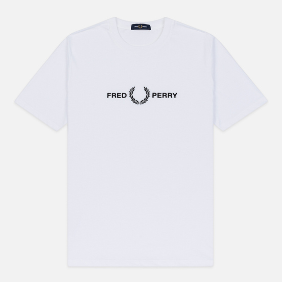 Мужская футболка Fred Perry Graphic White