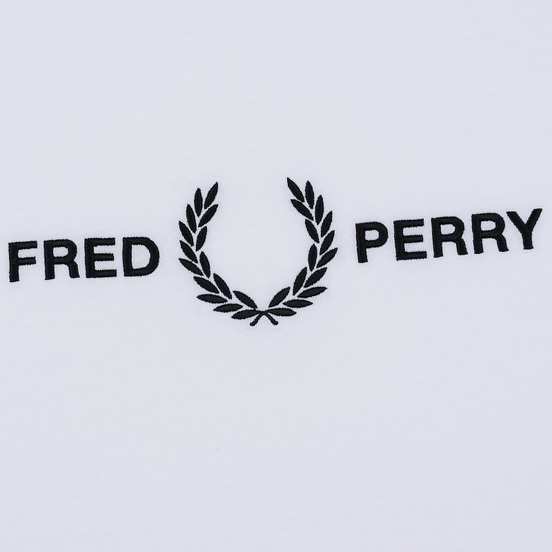 Мужская футболка Fred Perry Graphic White