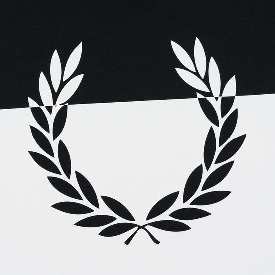 Мужская футболка Fred Perry Printed Laurel Wreath Black