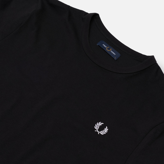 Мужская футболка Fred Perry Ringer Black/Black