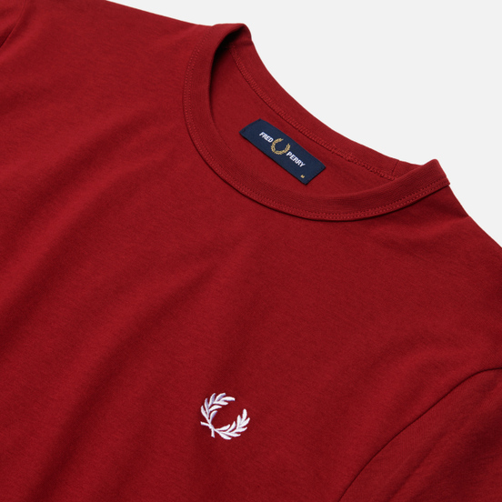 Мужская футболка Fred Perry Ringer Rosso
