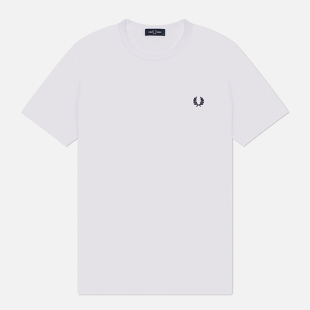 Мужская футболка Fred Perry Ringer, цвет белый, размер S