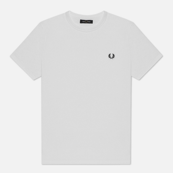 Мужская футболка Fred Perry Ringer White/White